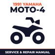 1991 Yamaha MOTO-4 Service and Repair Manual - ATV workshop manual cover