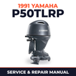 1991 Yamaha P50TLRP 2 stroke Service and Repair Manual