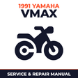 1991 Yamaha VMAX Service and Repair Manual - motorcycle workshop manual cover