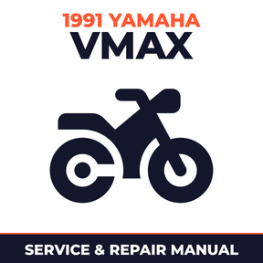 1991 Yamaha VMAX Service and Repair Manual - motorcycle workshop manual cover