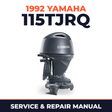 1992 Yamaha 115TJRQ 2 stroke Service and Repair Manual