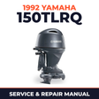 1992 Yamaha 150TLRQ 2 stroke Service and Repair Manual