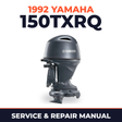 1992 Yamaha 150TXRQ 2 stroke Service and Repair Manual