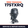 1992 Yamaha 175TXRQ 2 stroke Service and Repair Manual