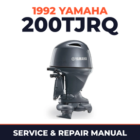 1992 Yamaha 200TJRQ 2 stroke Service and Repair Manual
