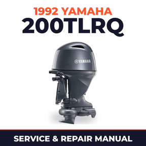 1992 Yamaha 200TLRQ 2 stroke Service and Repair Manual