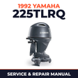 1992 Yamaha 225TLRQ 2 stroke Service and Repair Manual
