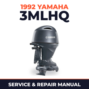 1992 Yamaha 3MLHQ 2 stroke Service and Repair Manual