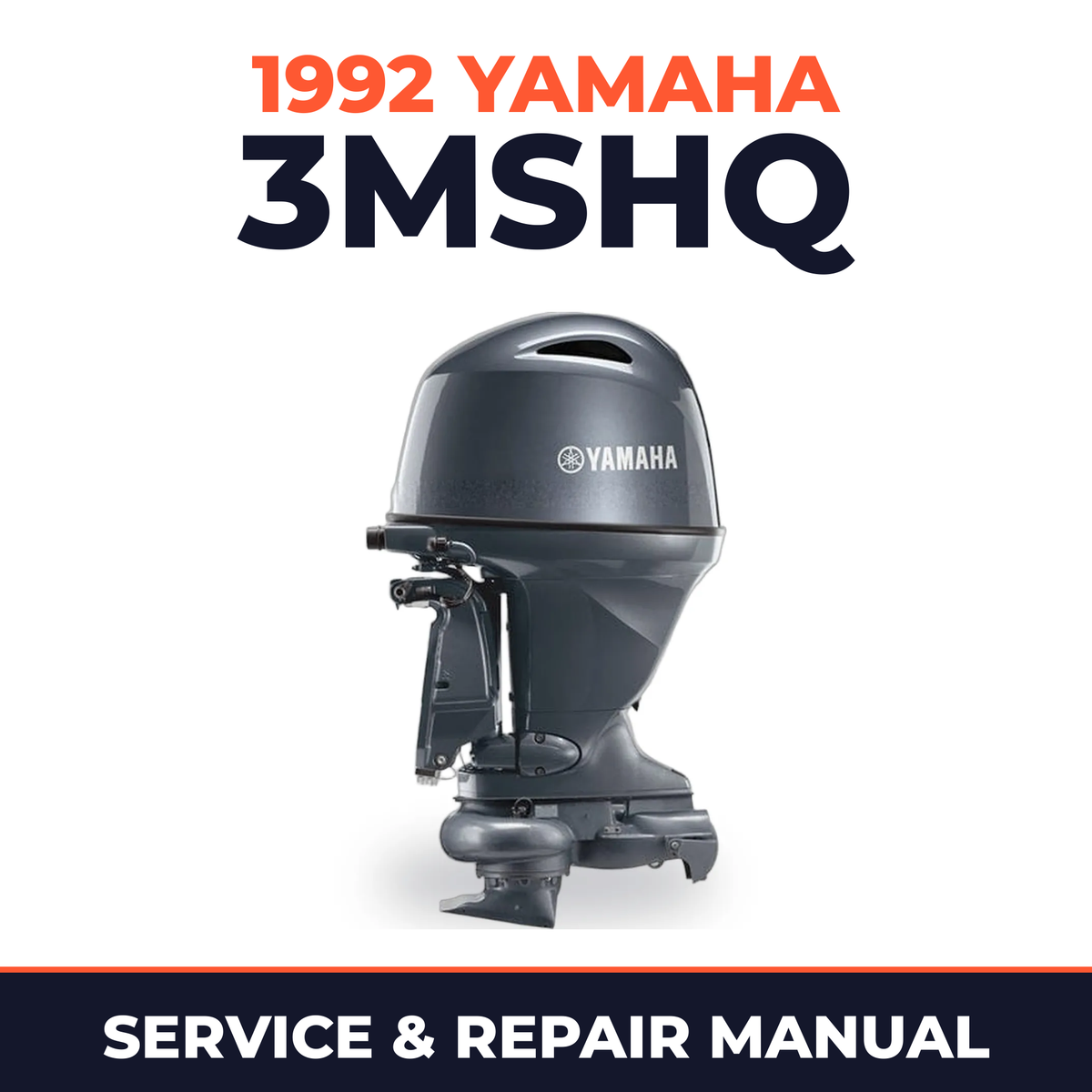 1992 Yamaha 3MSHQ 2 stroke Service and Repair Manual