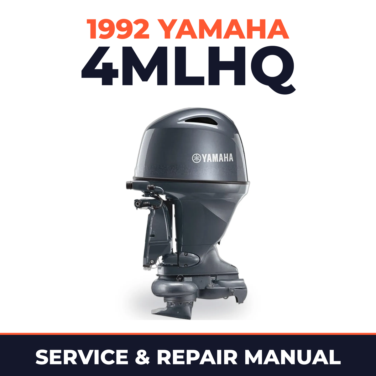 1992 Yamaha 4MLHQ 2 stroke Service and Repair Manual