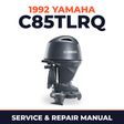 1992 Yamaha C85TLRQ 2 stroke Service and Repair Manual