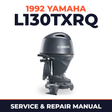 1992 Yamaha L130TXRQ 2 stroke Service and Repair Manual