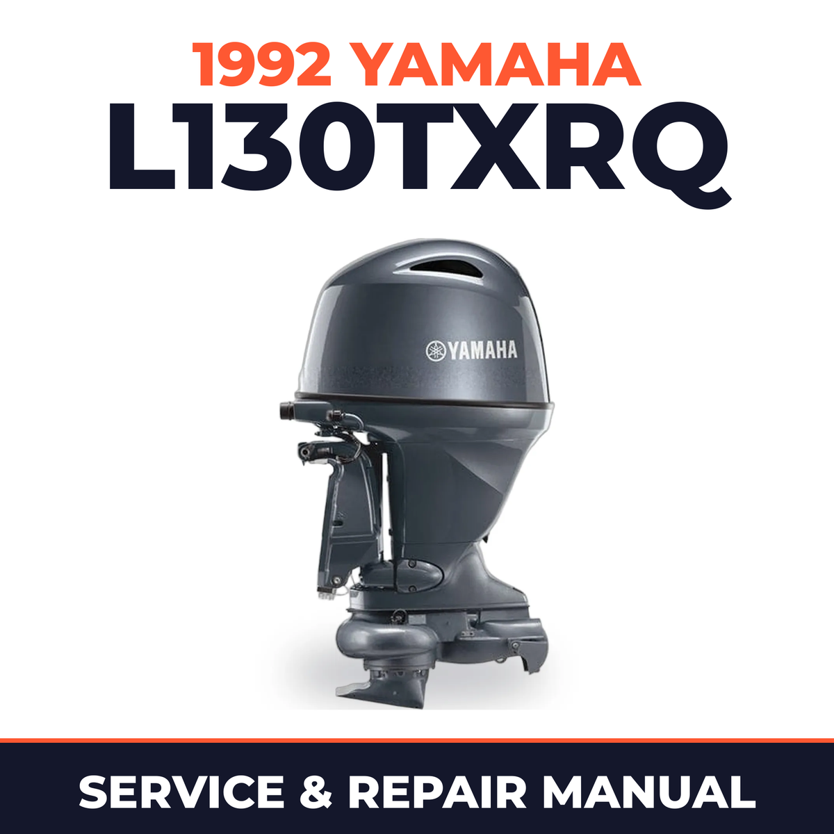 1992 Yamaha L130TXRQ 2 stroke Service and Repair Manual
