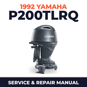 1992 Yamaha P200TLRQ 2 stroke Service and Repair Manual