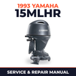 1993 Yamaha 15MLHR 2 stroke Service and Repair Manual