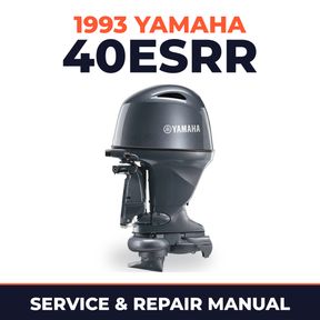 1993 Yamaha 40ESRR 2 stroke Service and Repair Manual