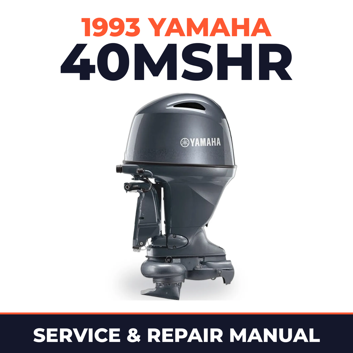 1993 Yamaha 40MSHR 2 stroke Service and Repair Manual