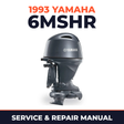 1993 Yamaha 6MSHR 2 stroke Service and Repair Manual