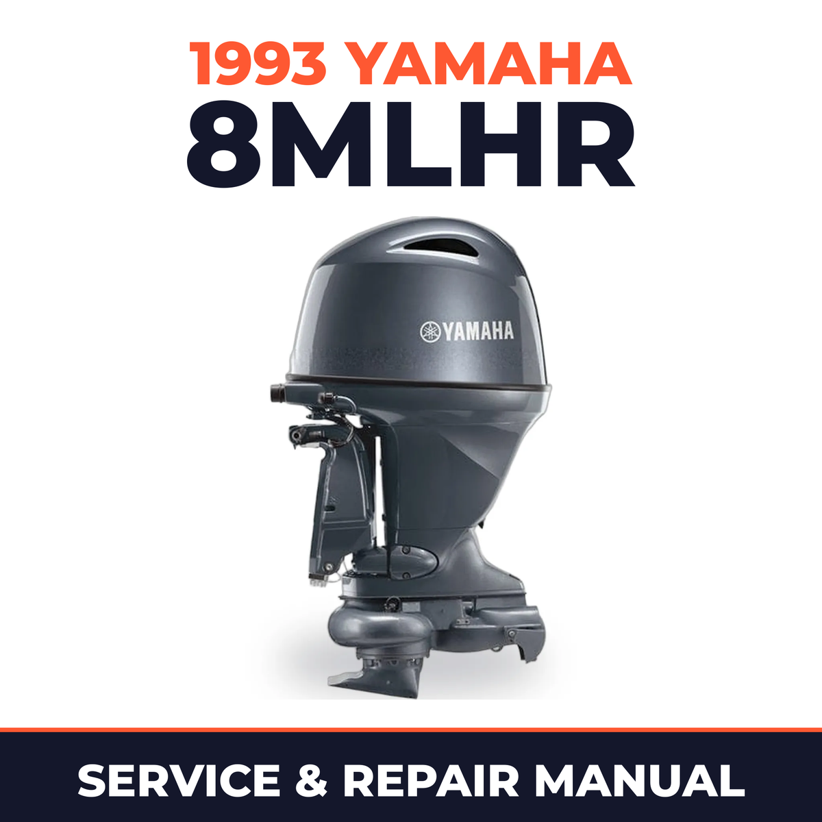 1993 Yamaha 8MLHR 2 stroke Service and Repair Manual