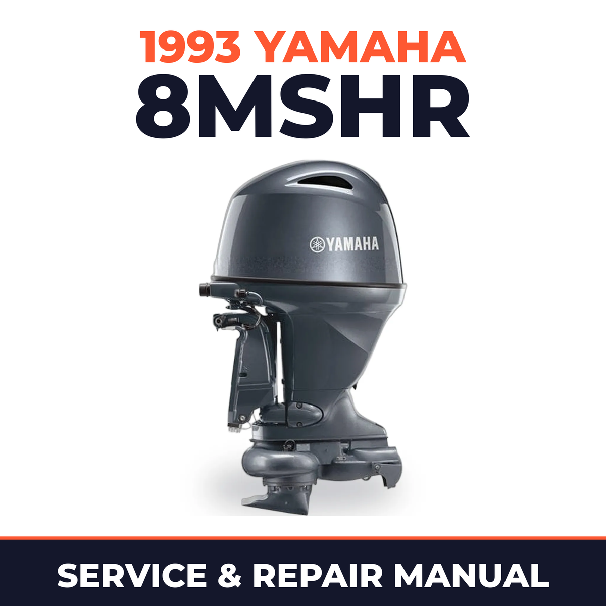 1993 Yamaha 8MSHR 2 stroke Service and Repair Manual