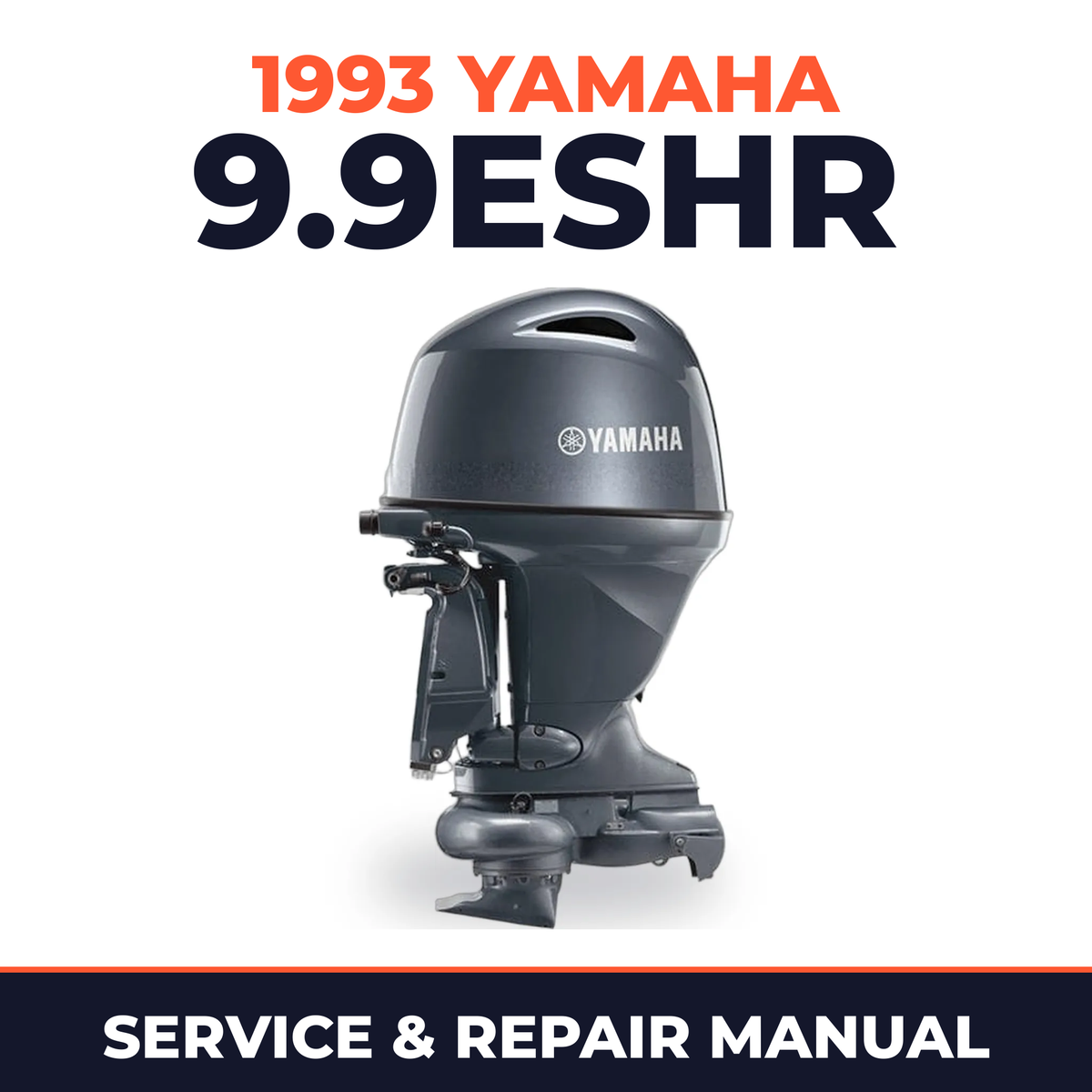 1993 Yamaha 9.9ESHR 2 stroke Service and Repair Manual