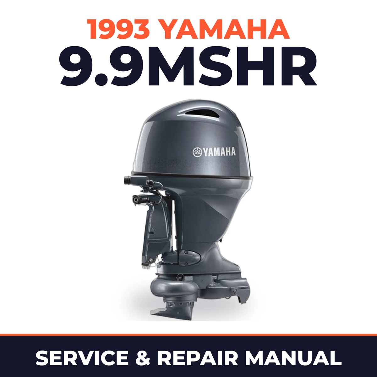 1993 Yamaha 9.9MSHR 2 stroke Service and Repair Manual