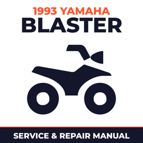 1993 Yamaha BLASTER Service and Repair Manual - ATV workshop manual cover