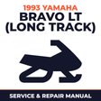 1993 Yamaha Bravo LT (Long Track) Service and Repair Manual - snowmobile workshop manual cover