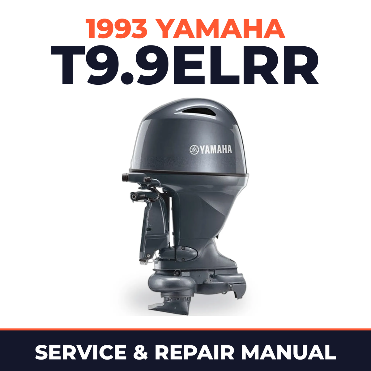 1993 Yamaha T9.9ELRR 2 stroke Service and Repair Manual