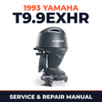 1993 Yamaha T9.9EXHR 2 stroke Service and Repair Manual