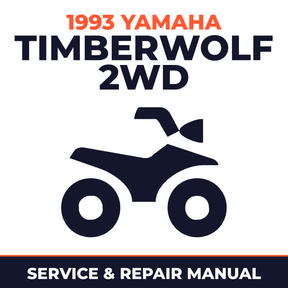 1993 Yamaha TIMBERWOLF 2WD Service and Repair Manual - ATV workshop manual cover