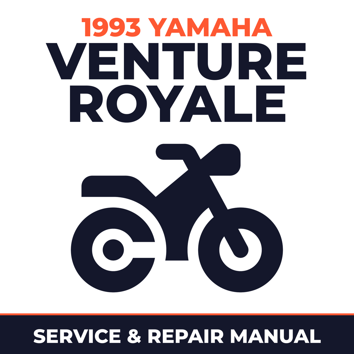 1993 Yamaha VENTURE ROYALE Service and Repair Manual - motorcycle workshop manual cover