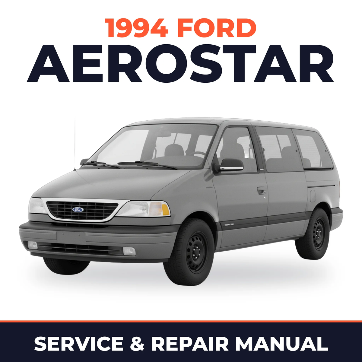 1994 Ford Aerostar service and repair manual cover with vehicle photo