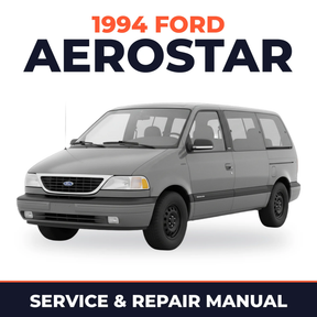1994 Ford Aerostar service and repair manual cover with vehicle photo