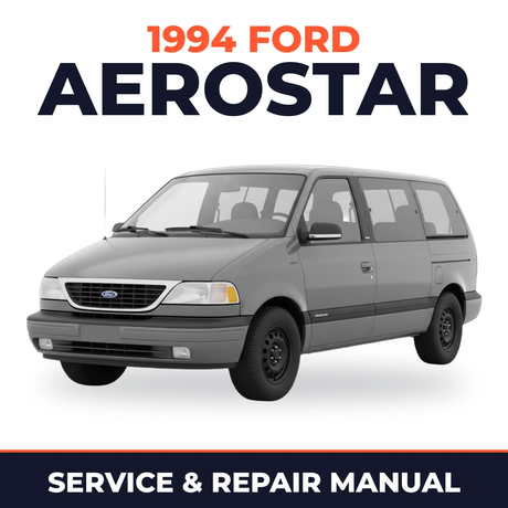1994 Ford Aerostar service and repair manual cover with vehicle photo