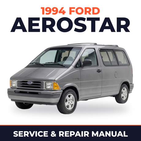 1994 Ford Aerostar service and repair manual cover with vehicle photo