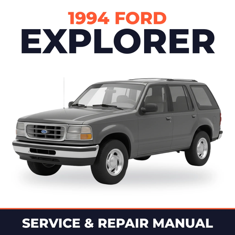 1994 Ford Explorer service and repair manual cover with vehicle photo