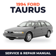 1994 Ford Taurus service and repair manual cover with vehicle photo