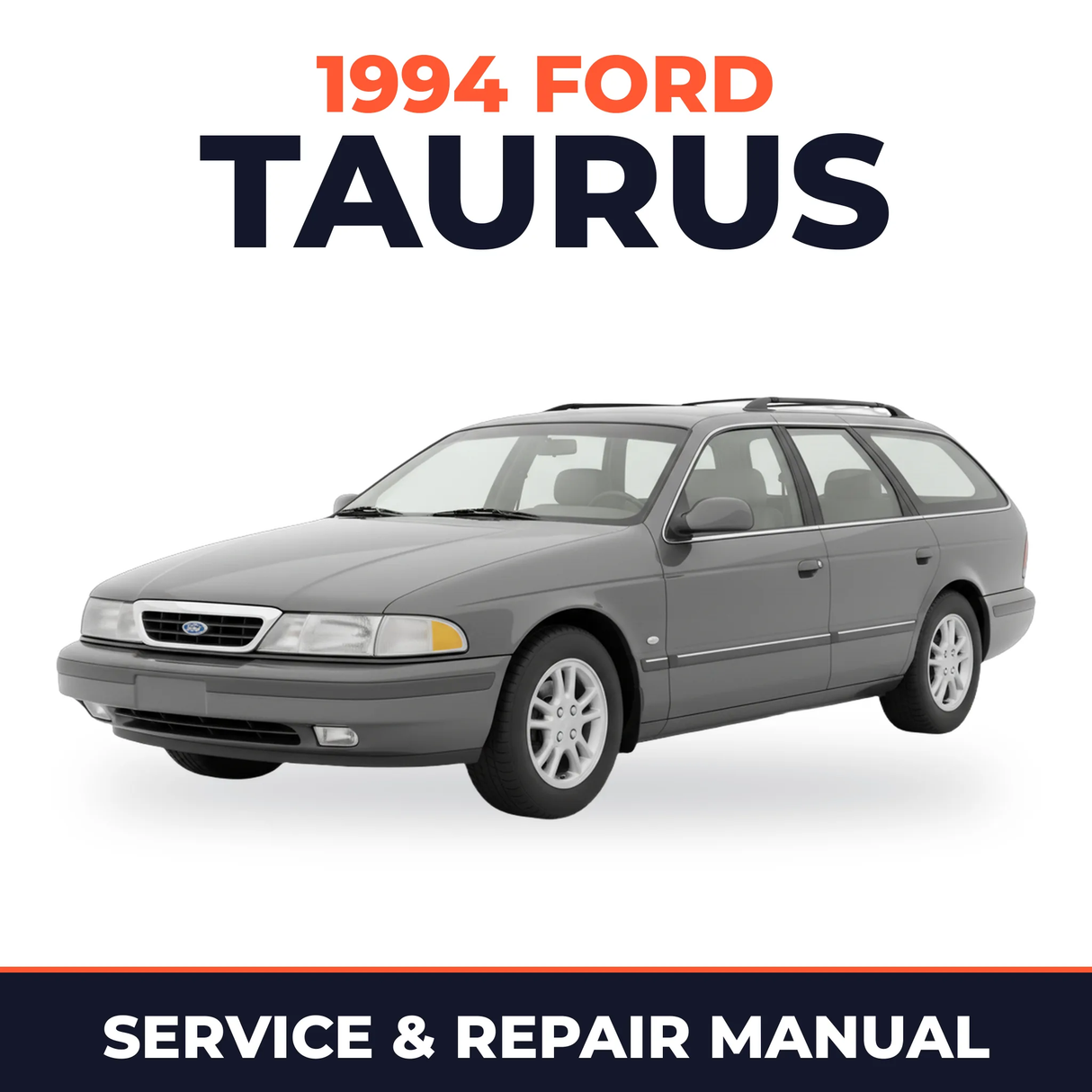 1994 Ford Taurus service and repair manual cover with vehicle photo