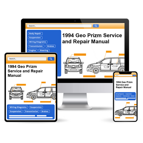 1994 Geo Prizm service and repair manual