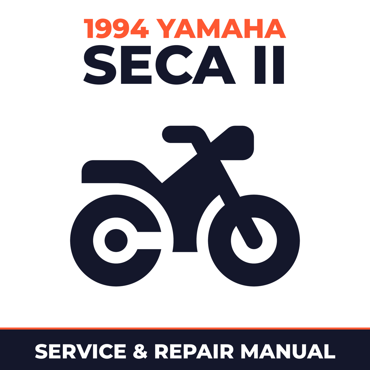 1994 Yamaha SECA II Service and Repair Manual - motorcycle workshop manual cover