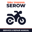 1994 Yamaha SEROW Service and Repair Manual - motorcycle workshop manual cover