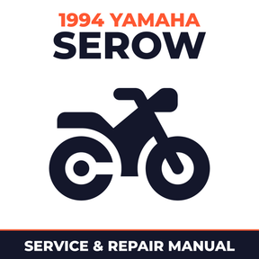 1994 Yamaha SEROW Service and Repair Manual - motorcycle workshop manual cover