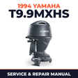 1994 Yamaha T9.9MXHS 2 stroke Service and Repair Manual