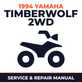 1994 Yamaha TIMBERWOLF 2WD Service and Repair Manual - ATV workshop manual cover