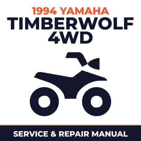1994 Yamaha TIMBERWOLF 4WD Service and Repair Manual - ATV workshop manual cover