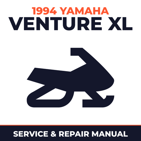 1994 Yamaha VENTURE XL Service and Repair Manual - snowmobile workshop manual cover