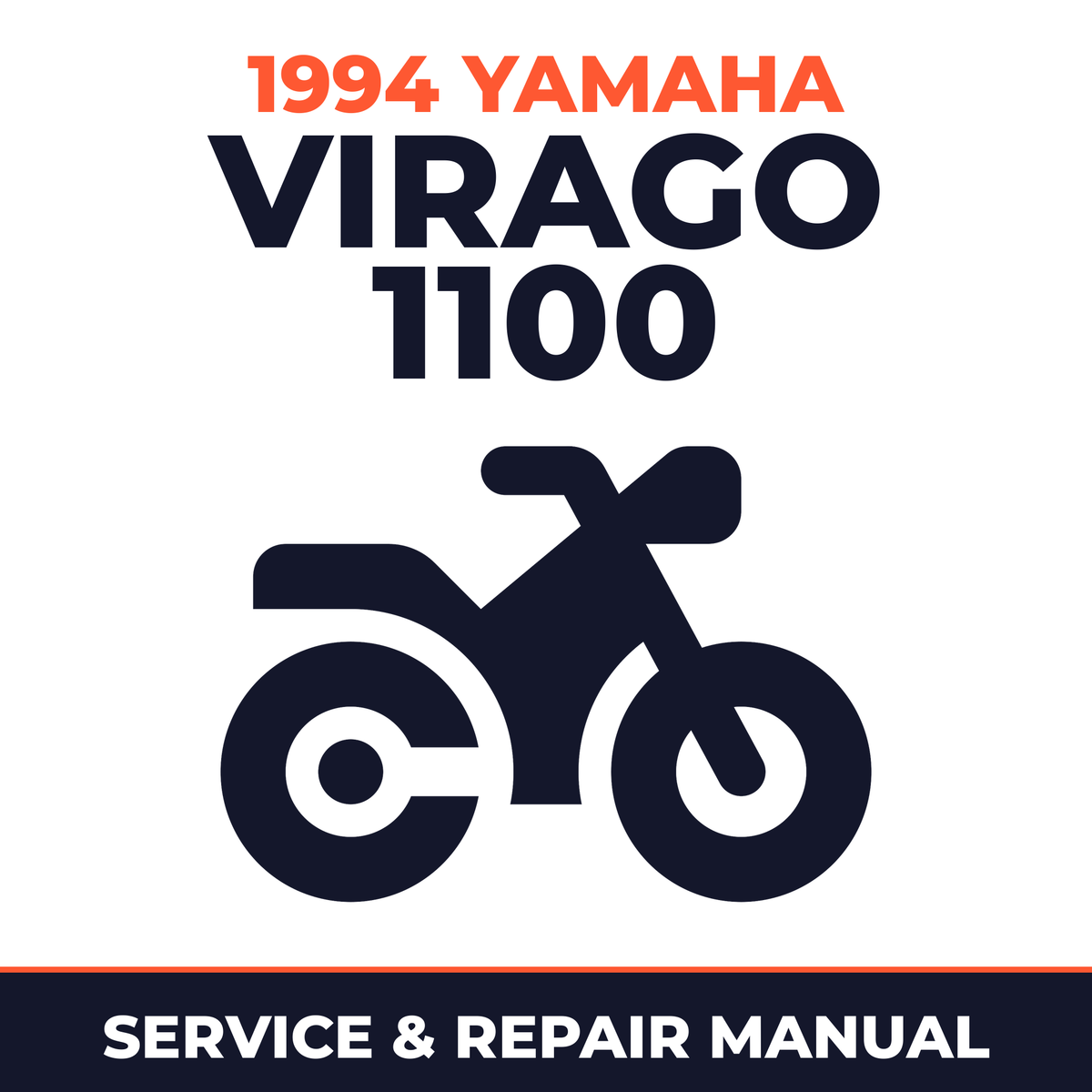 1994 Yamaha VIRAGO 1100 Service and Repair Manual - motorcycle workshop manual cover
