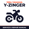 1994 Yamaha Y-Zinger Service and Repair Manual - motorcycle workshop manual cover