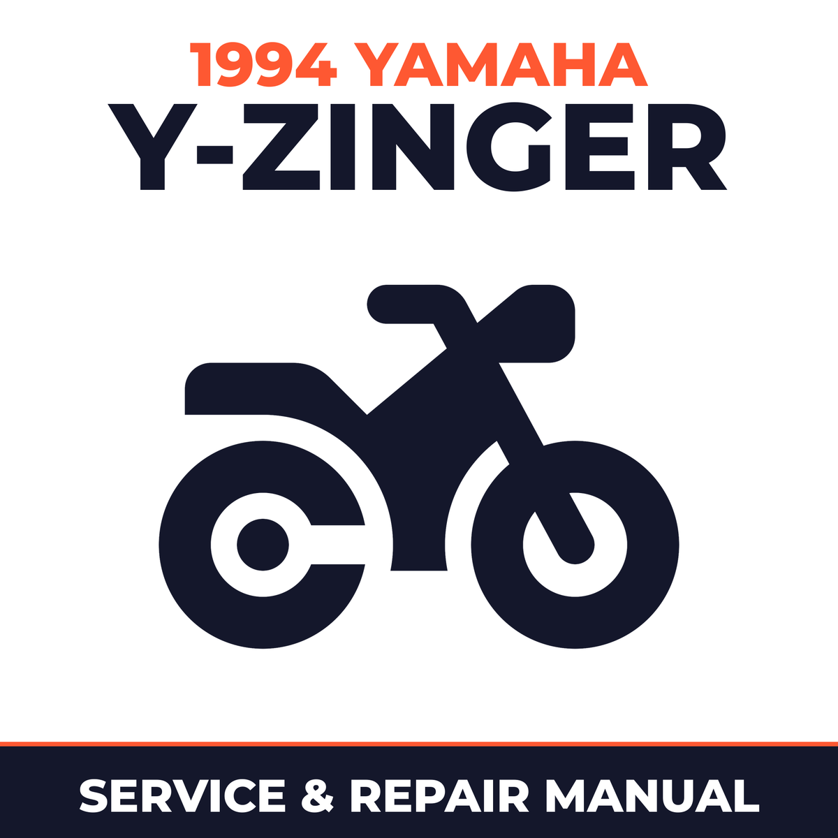 1994 Yamaha Y-Zinger Service and Repair Manual - motorcycle workshop manual cover